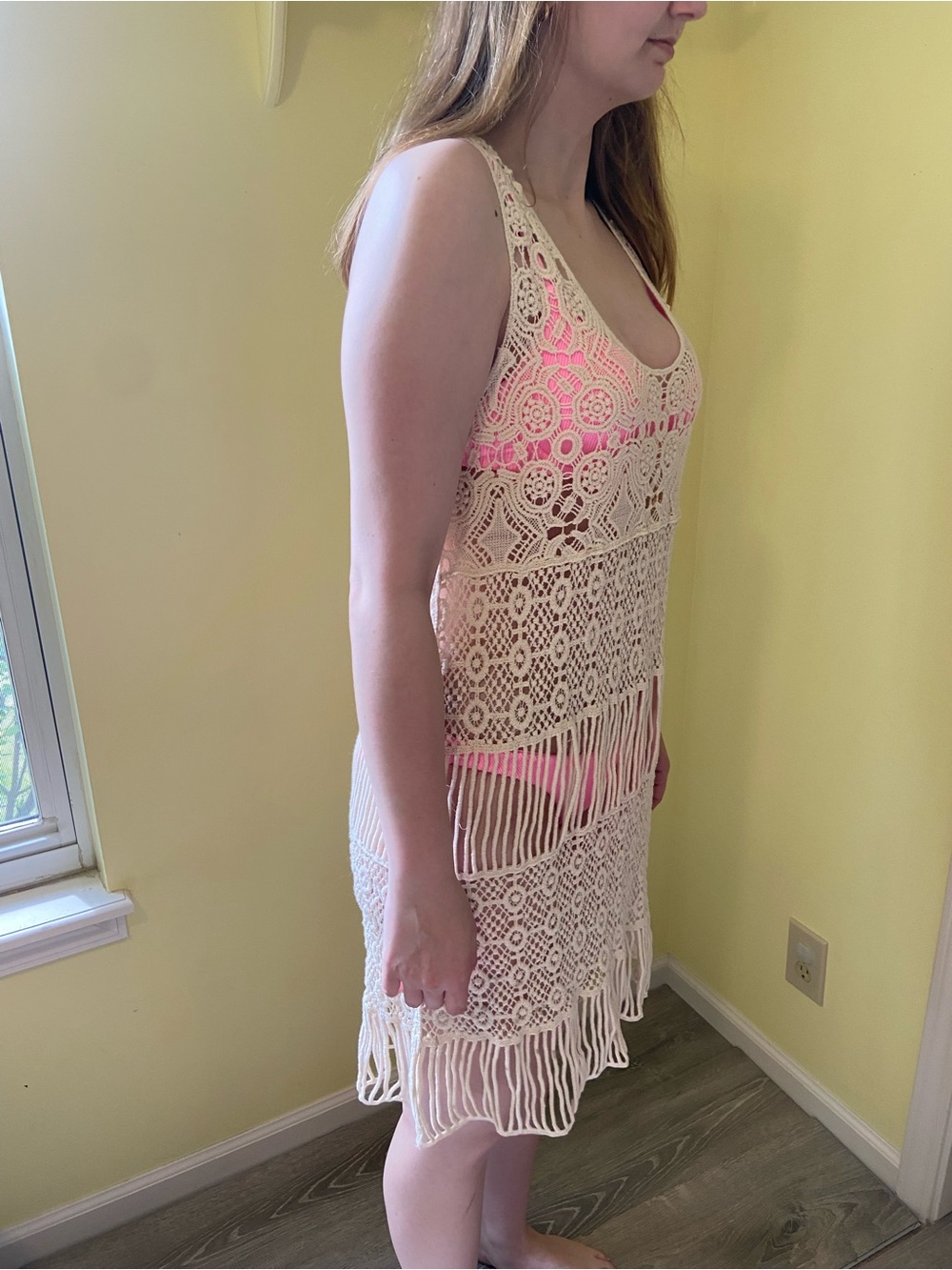 NWT Somya Crochet Swim Cover-up - Picture 2 of 6
